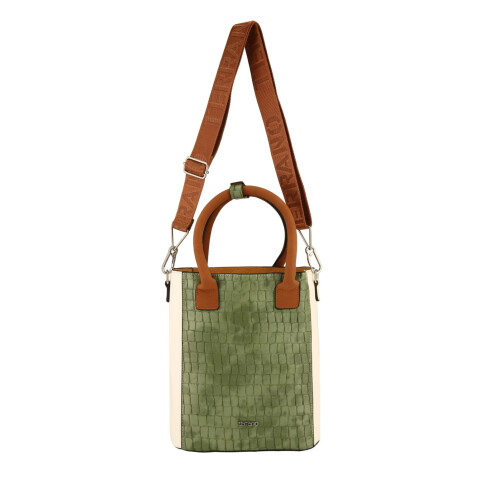 MATERA DE MANO STYLE CROCO VERDE MATERA DE MANO STYLE CROCO VERDE