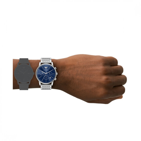 Reloj EMPORIO ARMANI MINIMALIST Acero Plateado Esfera 42mm 0