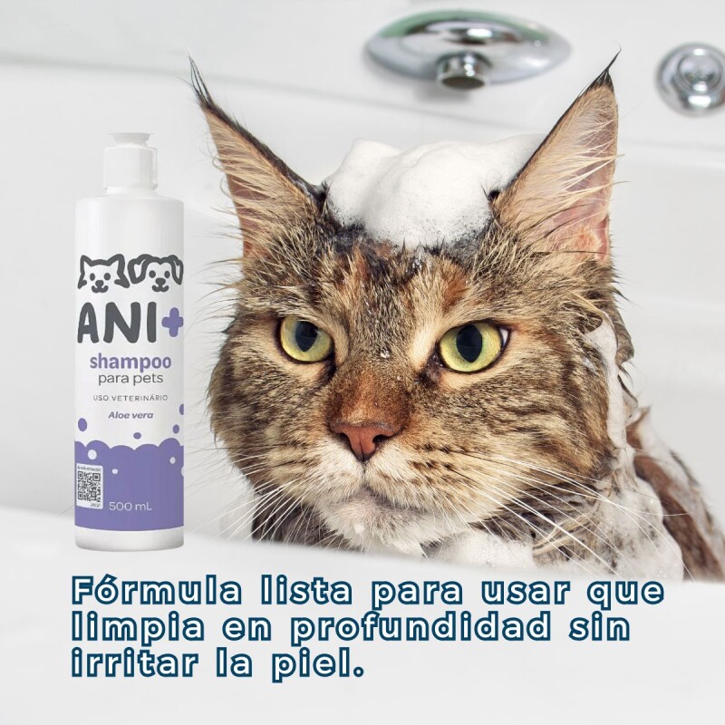 SHAMPOO ANI+ CON ALOE VERA 500 ML SHAMPOO ANI+ CON ALOE VERA 500 ML