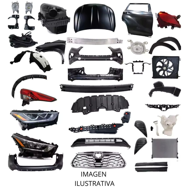 GUIA PARAGOLPE TRASERO IZQUIERDO CELERIO '10-15 Guia Paragolpe Trasero Izquierdo Celerio '10-15