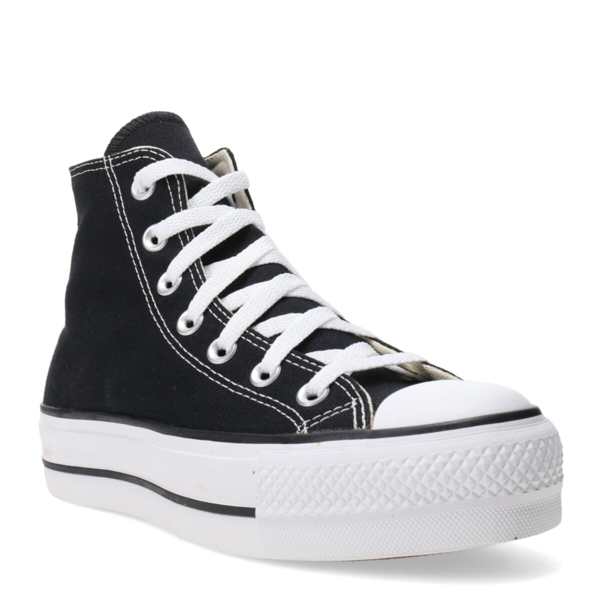 Championes Unisex Converse Chuck Taylor All Star Hi - Negro - Blanco 