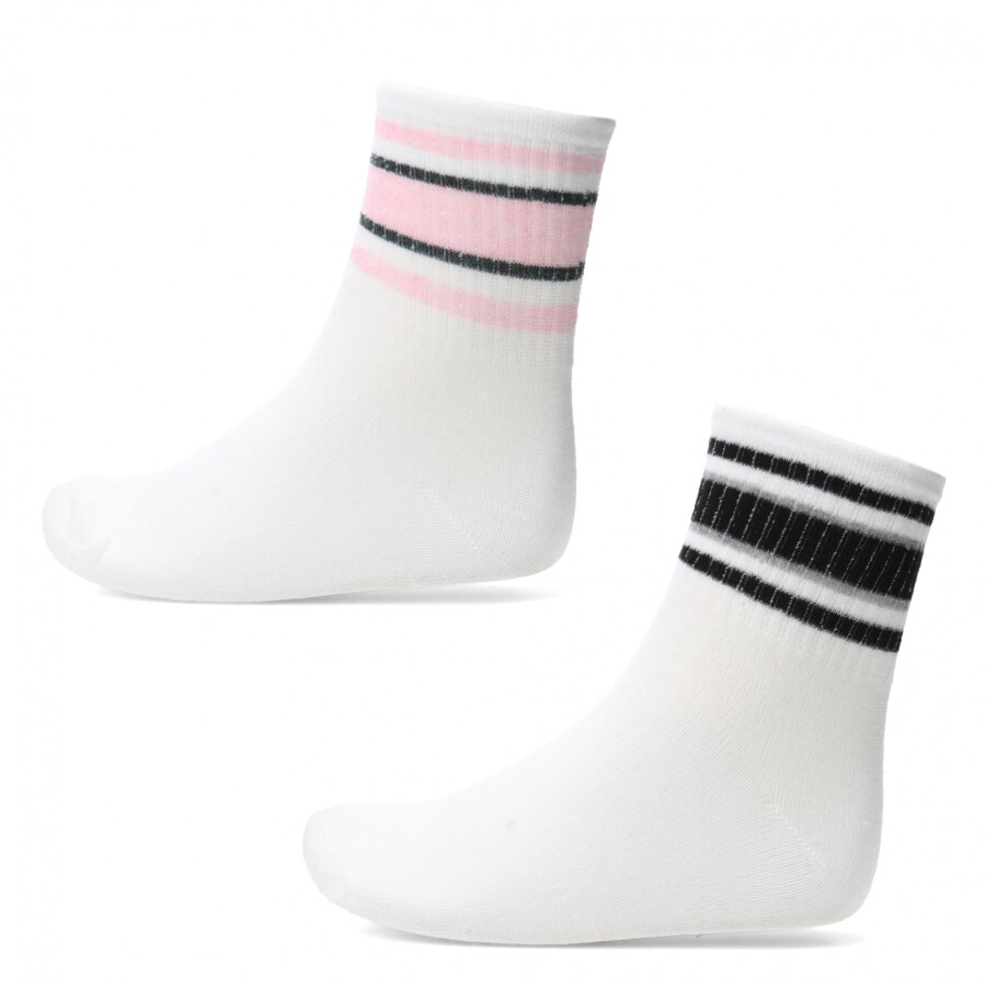 Medias Infantiles N+ Colores Blanco - Multicolor
