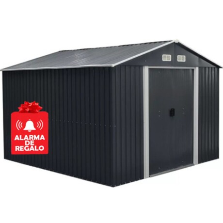 Galpón Ecodrop prefabricado Reforzado 8,3M2 + Alarma Galpón Ecodrop prefabricado Reforzado 8,3M2 + Alarma