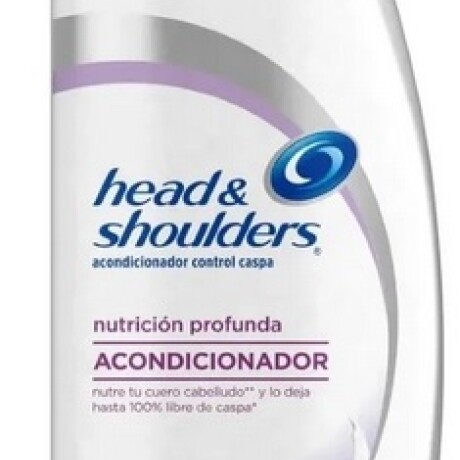 ACONDICIONADOR HEAD & SHOULDERS NUTRICIÓN PROFUNDA 400 ML ACONDICIONADOR HEAD & SHOULDERS NUTRICIÓN PROFUNDA 400 ML
