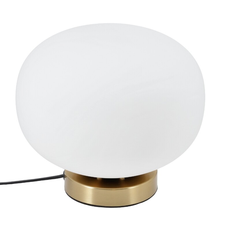 ARTEFACTO DECORATIVO DE<br /> ARTEFACTO DECORATIVO DE MESA NORWOOD - GOLD<br /> MESA NORWOOD - GOLD Lámpara de Mesa Norwood Dorada para Interior