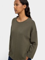 Sudadera Básica caqui