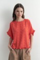 Blusa fantasía naranja