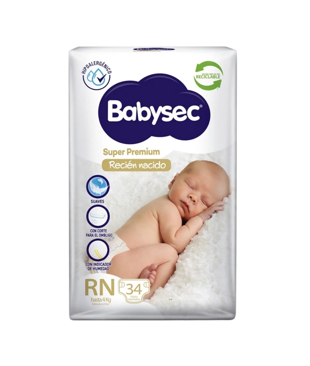 BABYSEC RECIEN NACIDO X 34 