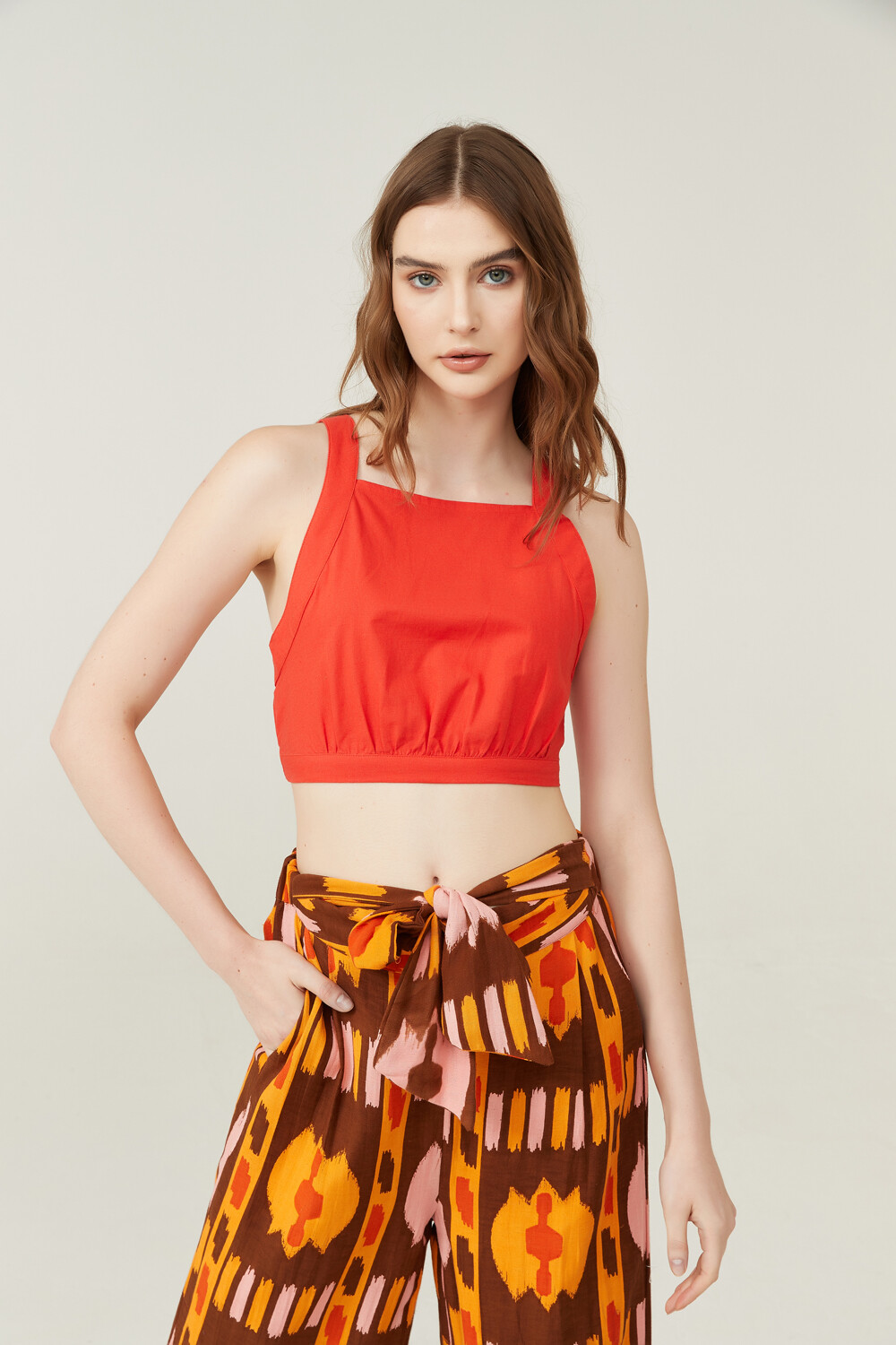 Tops Doian Rojo Coral