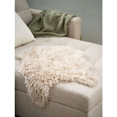 Piel cordero sintética KORSKNAP 55x75 beige Beige
