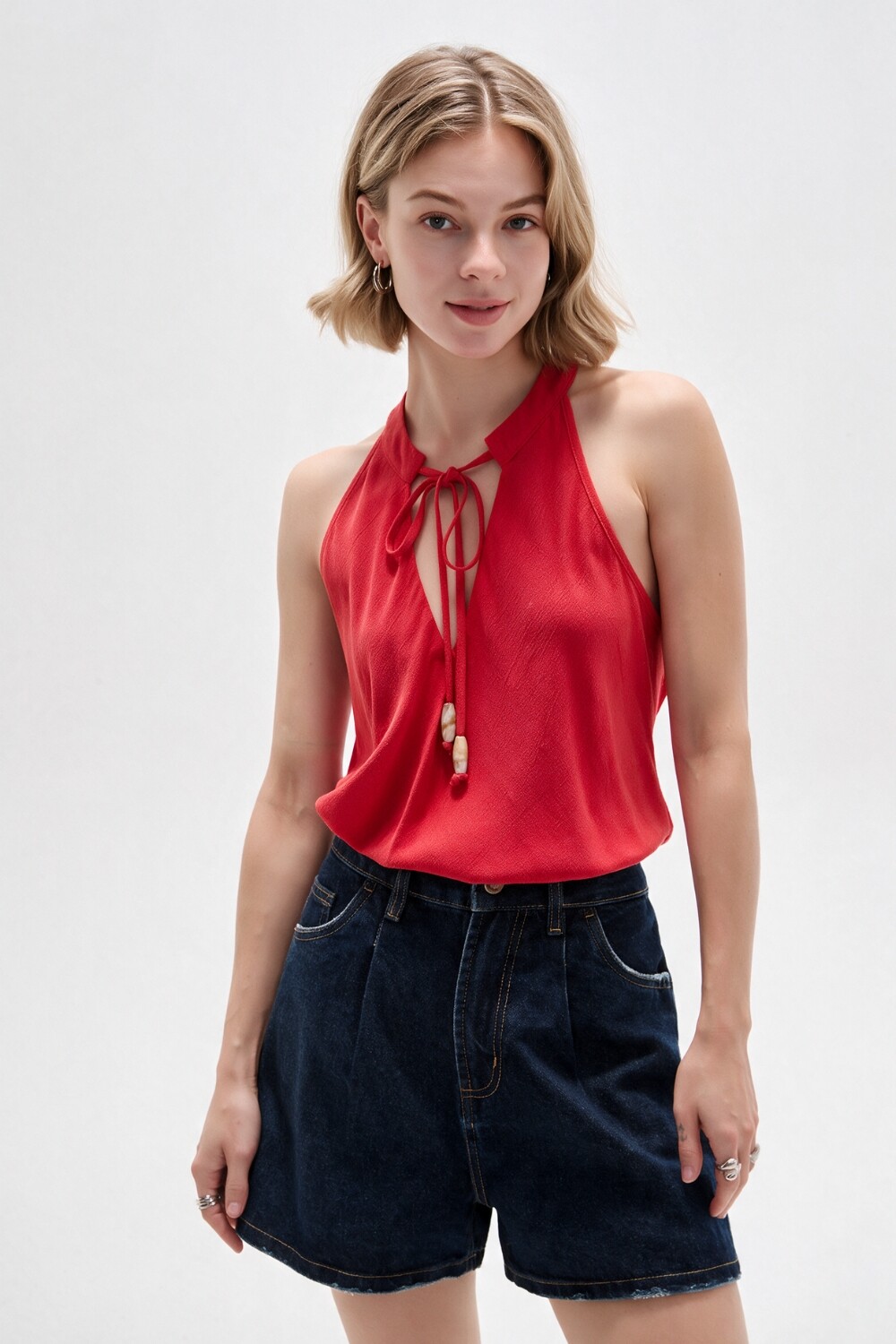 Musculosa Zirel Rojo