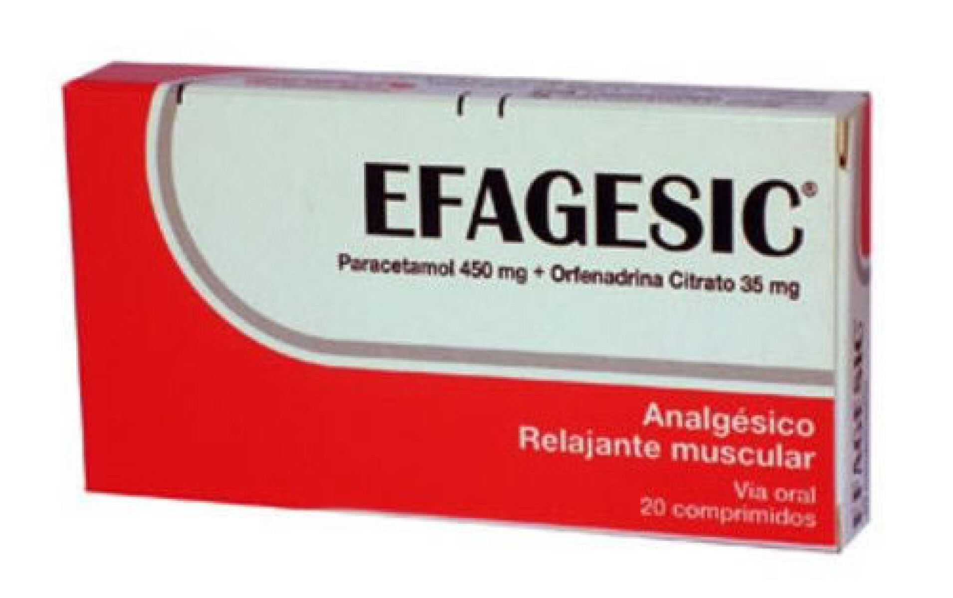 Efagesic 20 Comprimidos – Alivio del Dolor