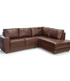 Sillon Lux 3 Cuerpos Caramelo - Chaise izquierdo