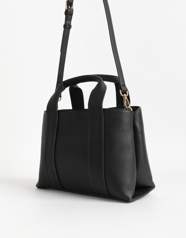 City Cartera Formato City Bicolor - Negro