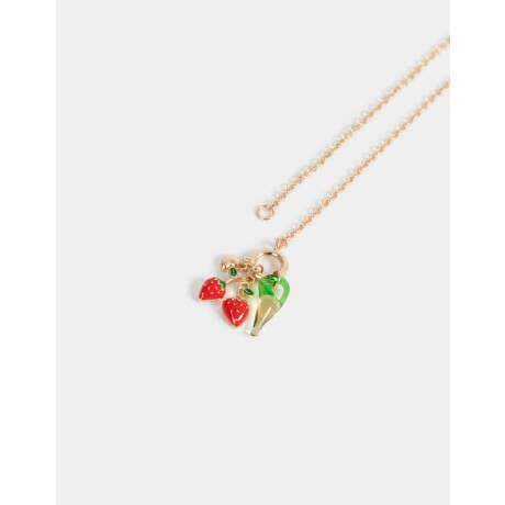 Collar Corto Multidijes Dorado