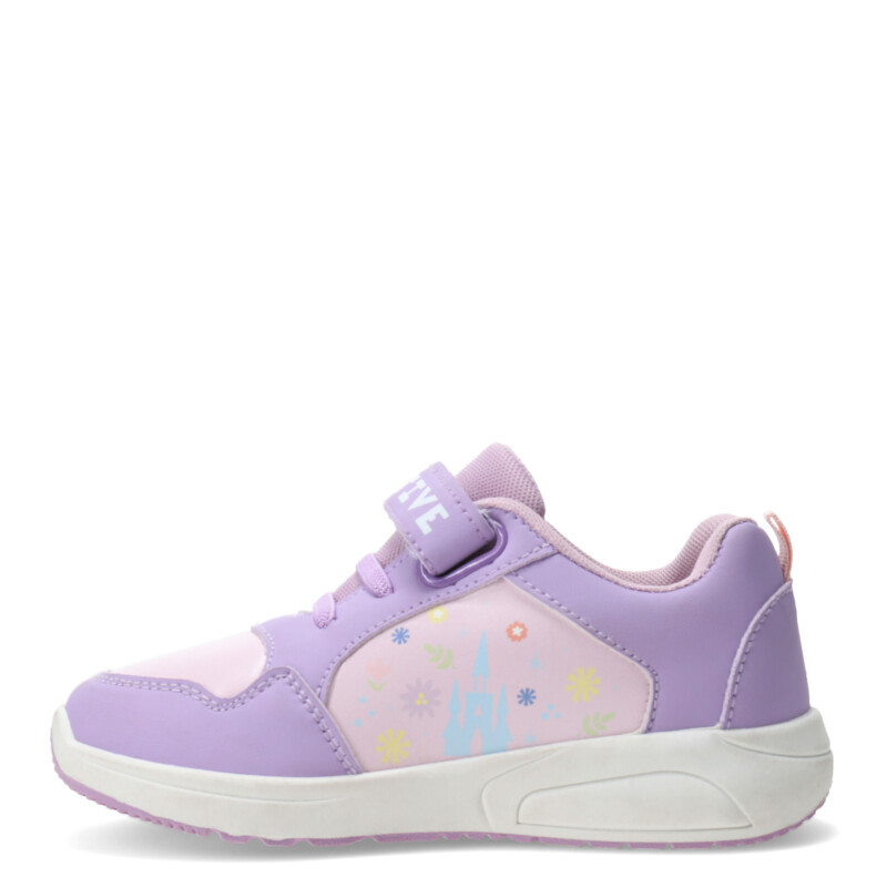 Championes de Niños Frozen c/luz Lila - Rosa