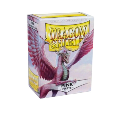 Dragon Shield: 100 Standard Sleeves - Matte Pink Dragon Shield: 100 Standard Sleeves - Matte Pink