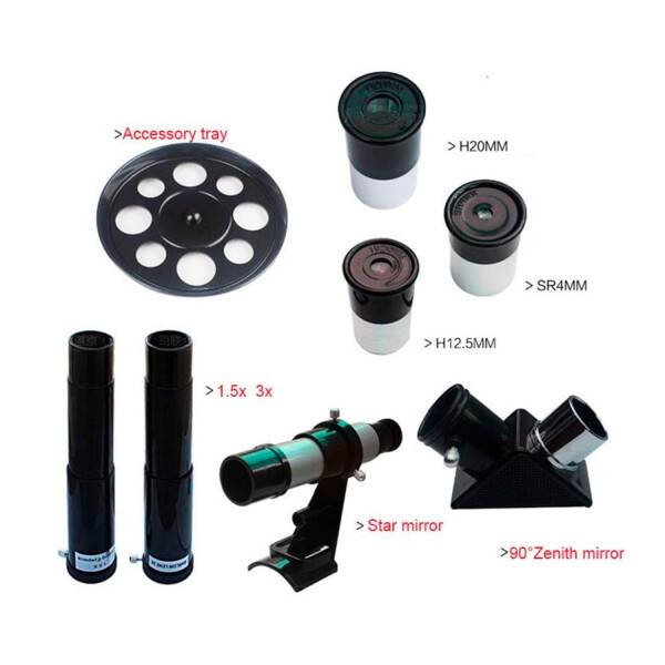Telescopio Astronómico Profesional F70060 + Trípode TELESCOPIO F70060 VAR1228 525X