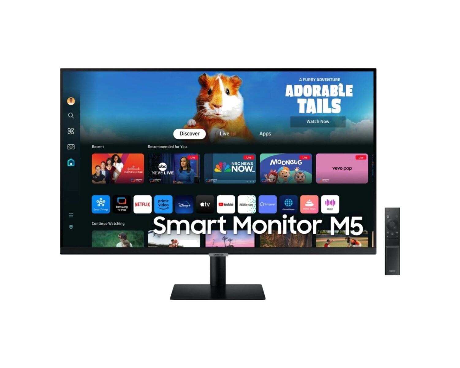 Monitor Smart Samsung M5 32" Full HD con Apps de Smart TV y Wi-Fi 