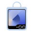 Protector De Silicona Para Galaxy Z Flip6 AZUL