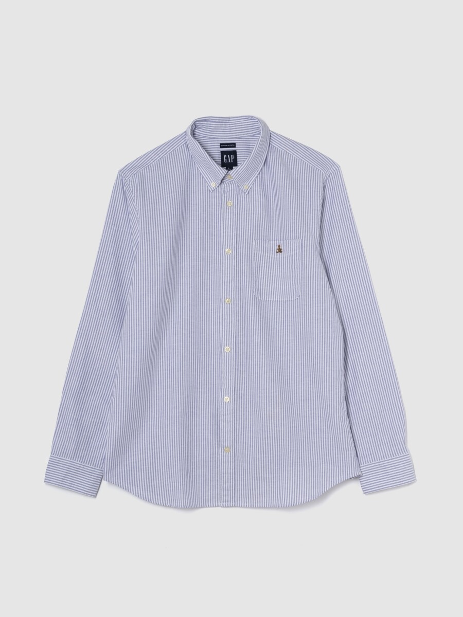 JPN OXFORD BRANNAN SHIRT - Wisteria Blossom 