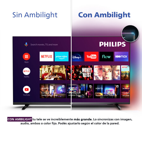 TV Philips 55" Google TV Ambilight 4K UHD TV Philips 55" Google TV Ambilight 4K UHD
