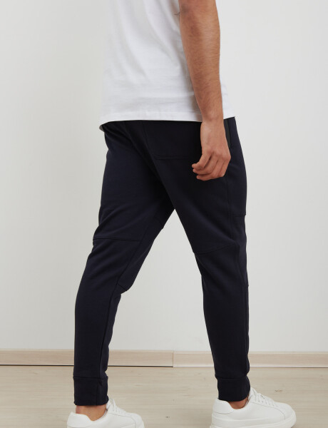 080910 PANTALON JOGGING Azul Oscuro