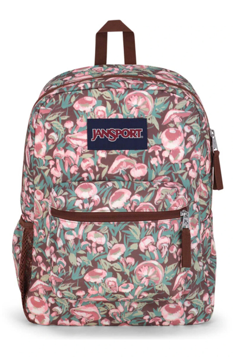 MOCHILA JANSPORT CROSS TOWN - PAINTERLY MUSHROOMS 