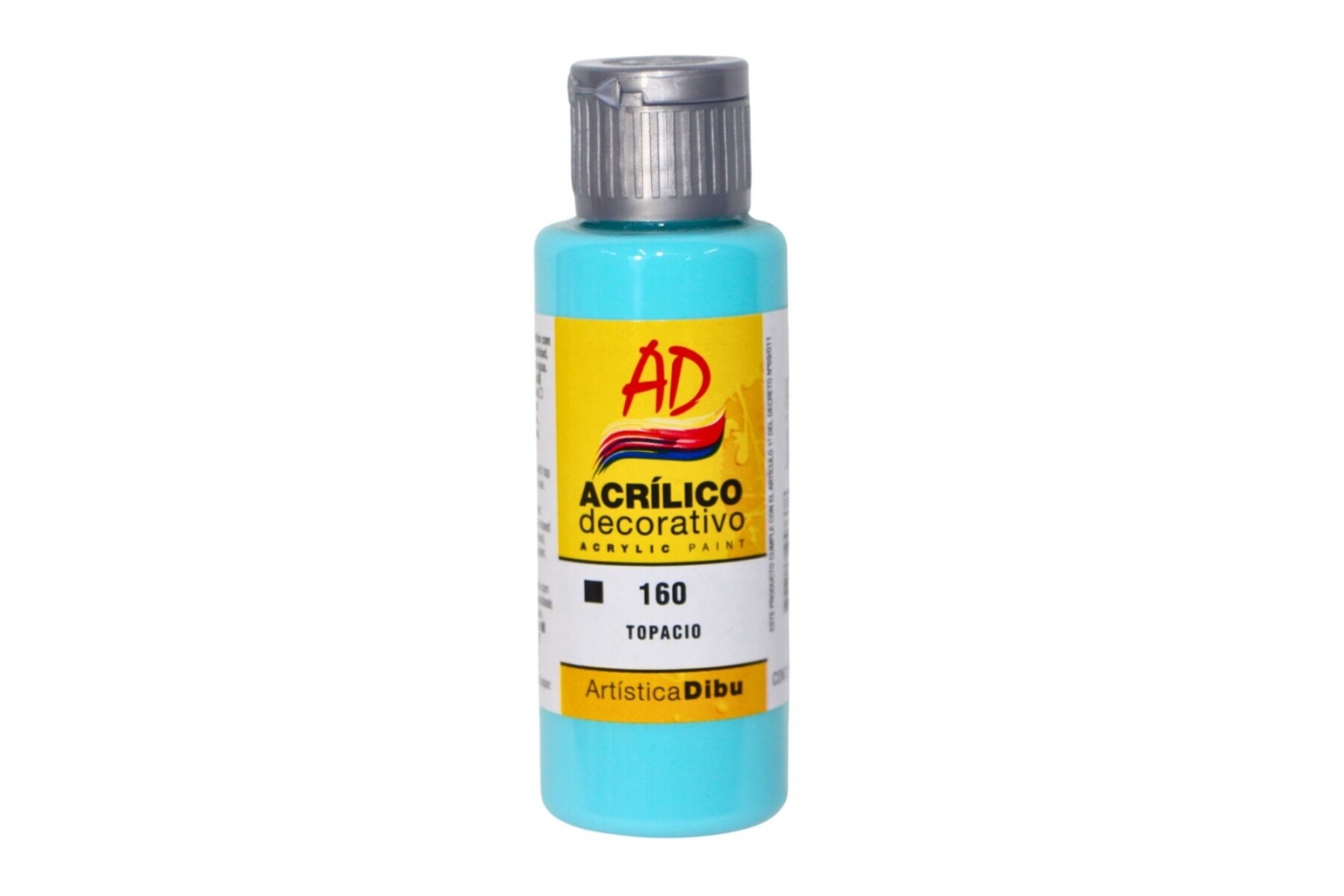 PINTURA ACRILICA ARTISTICA DIBU 60 ML. DIFERENTES COLORES - COLOR TOPACIO 160 