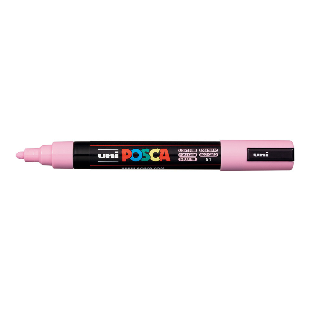 Marcador Uni Posca 2,5Mm Rosado Pastel #MARCADOR UNI POSCA 2,5MM ROSADO PASTEL