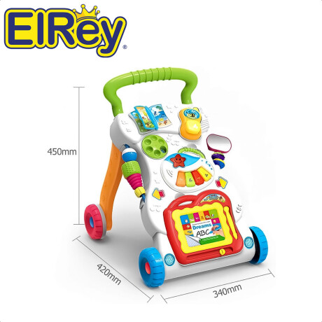 Caminador Bebe Andador Infantil Musical Caminar Niño Pla009001