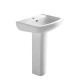 PEDESTAL PARA LAVATORIO MALAWI BLANCO BRILLO LOZA SANITARIA 000