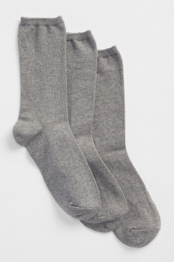 Medias Pack X3 Gap Mujer Grey 076