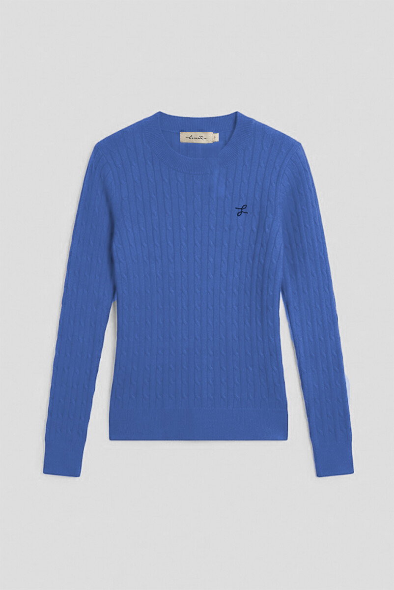 SWEATER OCHOS - CELESTE 