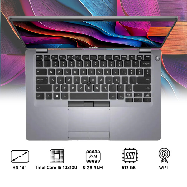 Notebook Dell Latitude 5410 I5 8gb Ram 512gb Ssd Táctil NOTEBOOK RFPL DELL 5410 I5/8/512/14"/TS