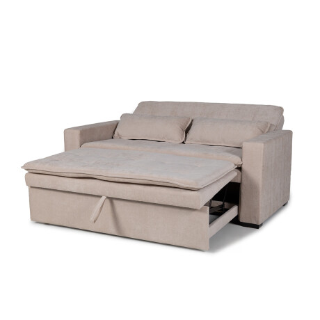 Sofá Cama Londres - Tela Microfibra 3012 (Beige)