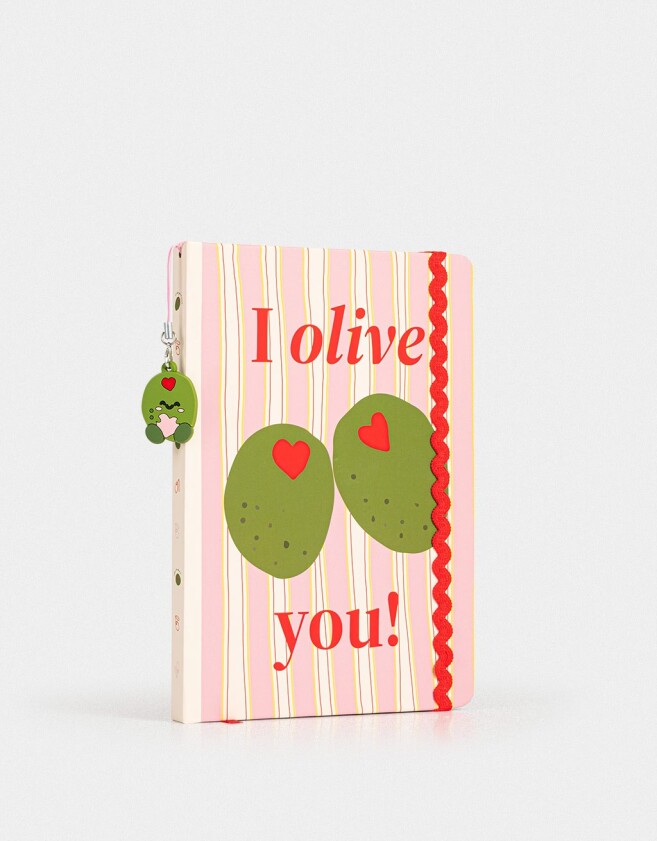 Anotadores Cuadernos y Memos Cuaderno A5 "i Olive You" - Combinacion Multicolor
