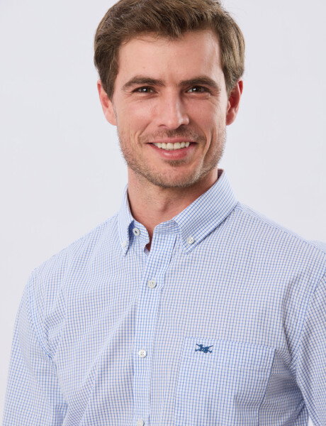 CAMISA CUADROS Azul