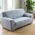Cubre Sofa Elastico Elastizado Funda 4 Cuerpo Plaza Variante Color Gris Claro 1