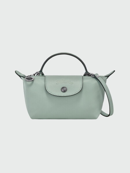 LONGCHAMP - Clutch Le Pliage Xtra XS Aguamarina claro