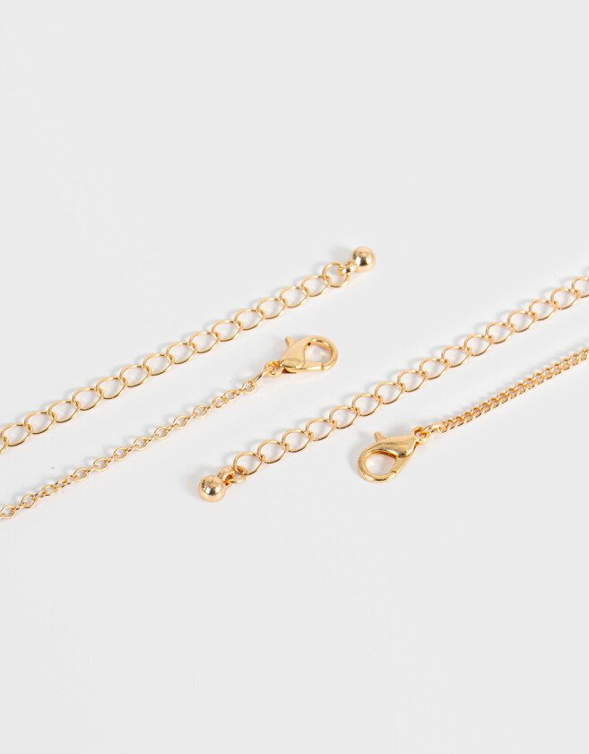 Collares Largos Con corazón Collar Largo Con Corazon - Dorado