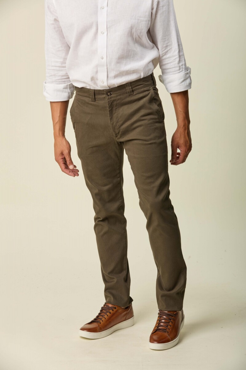 Pantalón Sport Algodón/ Spandex Tramado - Verde 