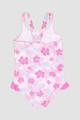 Malla stitch ruffle Rosado