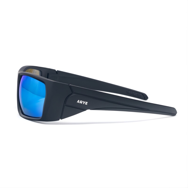 Lentes De Sol Arye Polarizados Con Armazón Brillante Para Protección Visual UV Azul