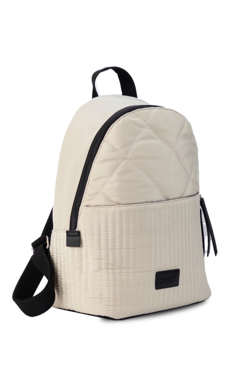 MOCHILA MIGUELINA MANTECA
