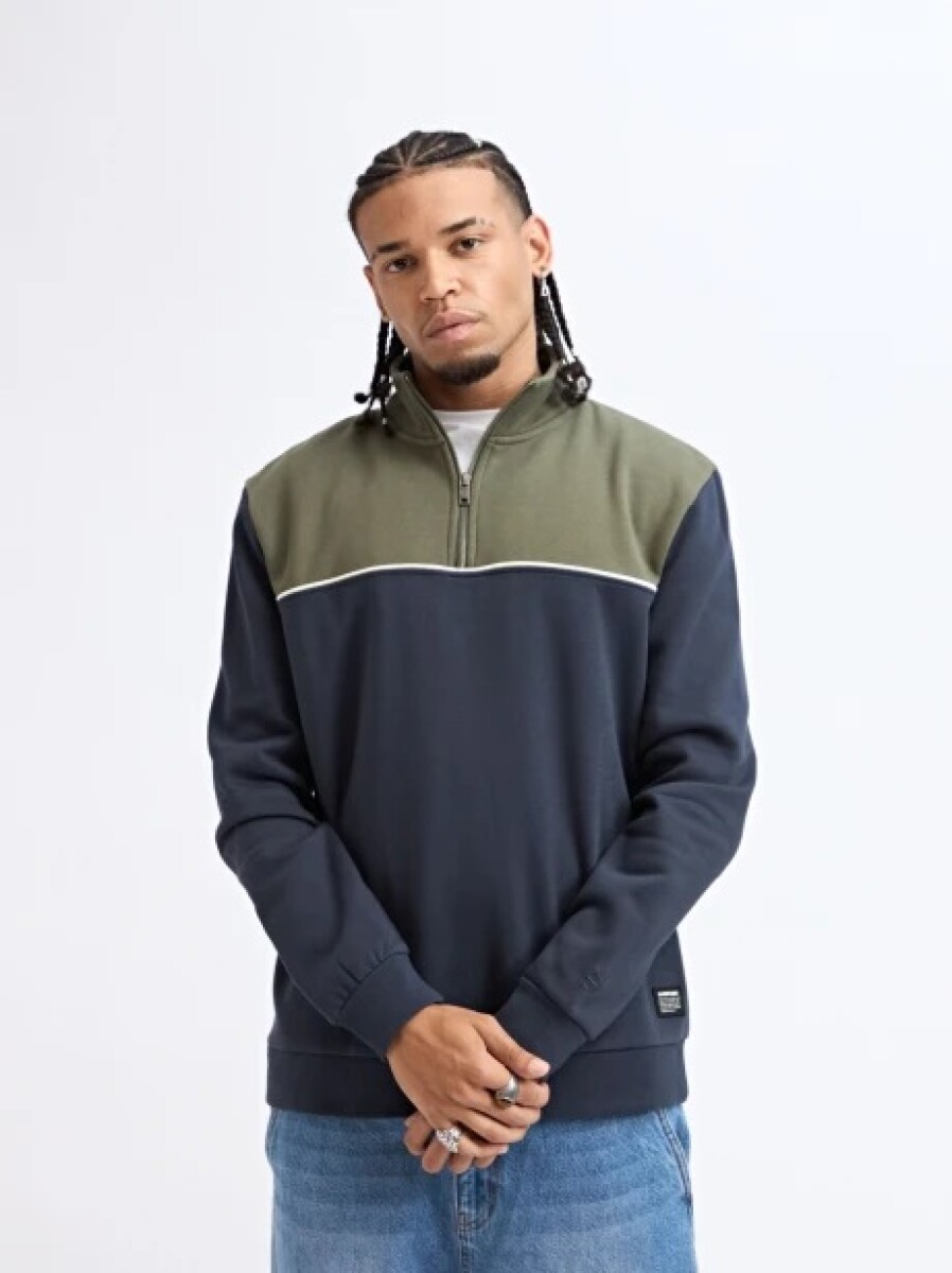 BUZO N.SAILS 11020 GANGES - AZUL VERDE 