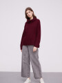 Polera Lamas Bordeaux Oscuro
