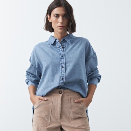 CAMISA OPALITA Azul Lavado