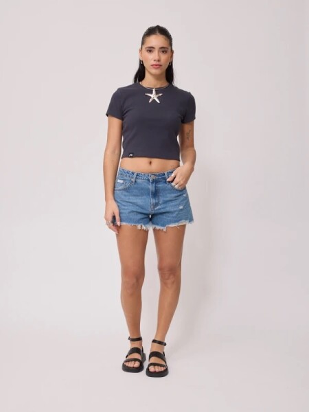 SHORT RUSTY PLUMI JEA MEDIO