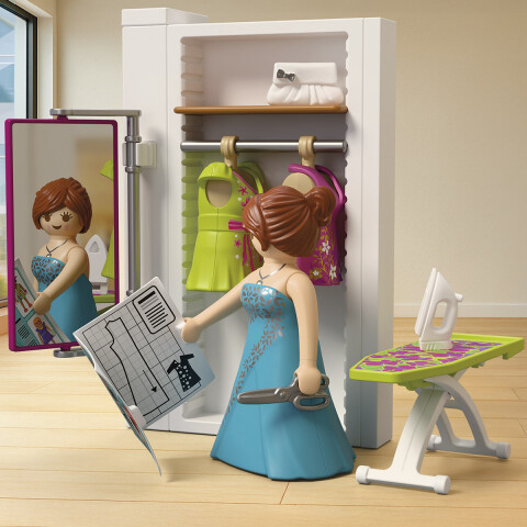 Diseñadora de Moda con Tienda Playmobil 64 Piezas U